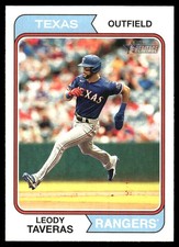 Leody Taveras 2023 Topps Heritage #323 Rangers MLB READ FREE SHIP AutographDen