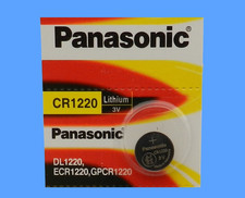 PANASONIC  CR1220  LITHIUM 3V  BATTERY- Exp. 2033- 1 Pc