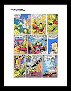 Ron Wilson Hulk! #10 Rare Production Art Pg 39