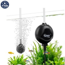 Quiet Mini Aquarium Air Pump 1.5W for 1-15 Gallon Fish Tank with Air Stone an...