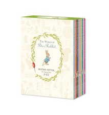 Peter Rabbit Library (Coloured Jackets) 10 Books Box Set by Beatrix Potte (HB)