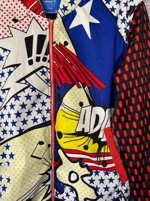 Adidas x Rita Ora Super Track Top Jacket Comic Print Medium | eBay