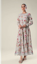 Maria B Pakistani Designer Maxi Dress Size M