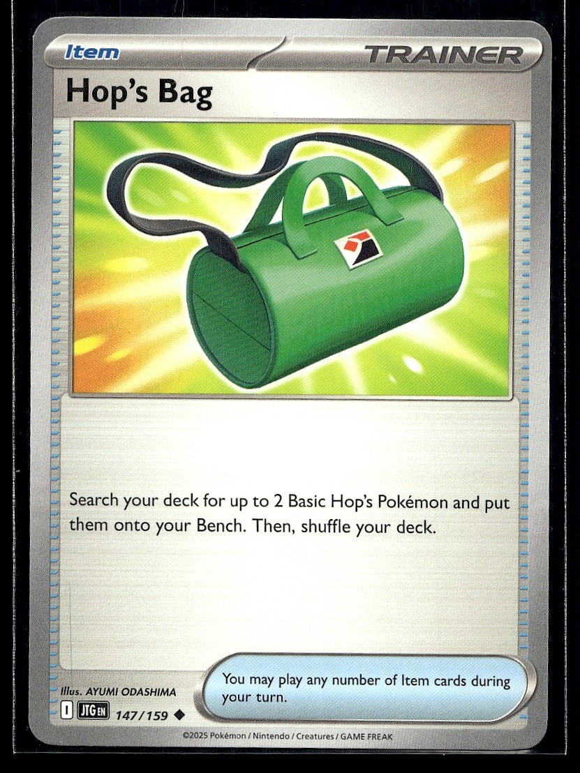 Hop's Bag 147/159 Uncommon Journey Together Pokemon Lightly Played