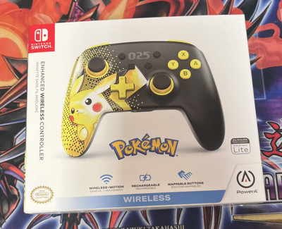 PowerA Pokemon Enhanced Wireless Game Controller for Nintendo Switch Black