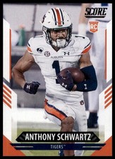 2021 Score Base Anthony Schwartz RC Auburn Tigers 382