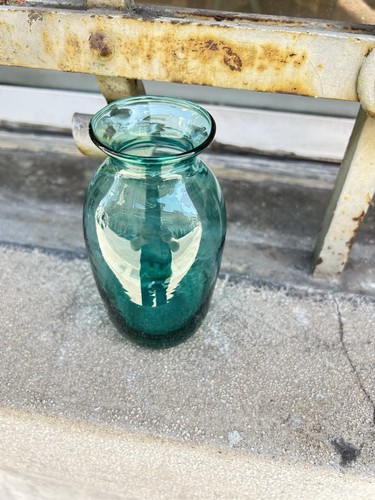 VASO IN VETRO DI MURANO ANNI 50/60 ITALIAN DESIGN GLASS VASE - Foto 2 di 8