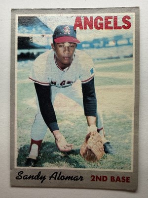 1970 Topps Sandy Alomar Sr #29 California Angels 2B Vintage Baseball Card