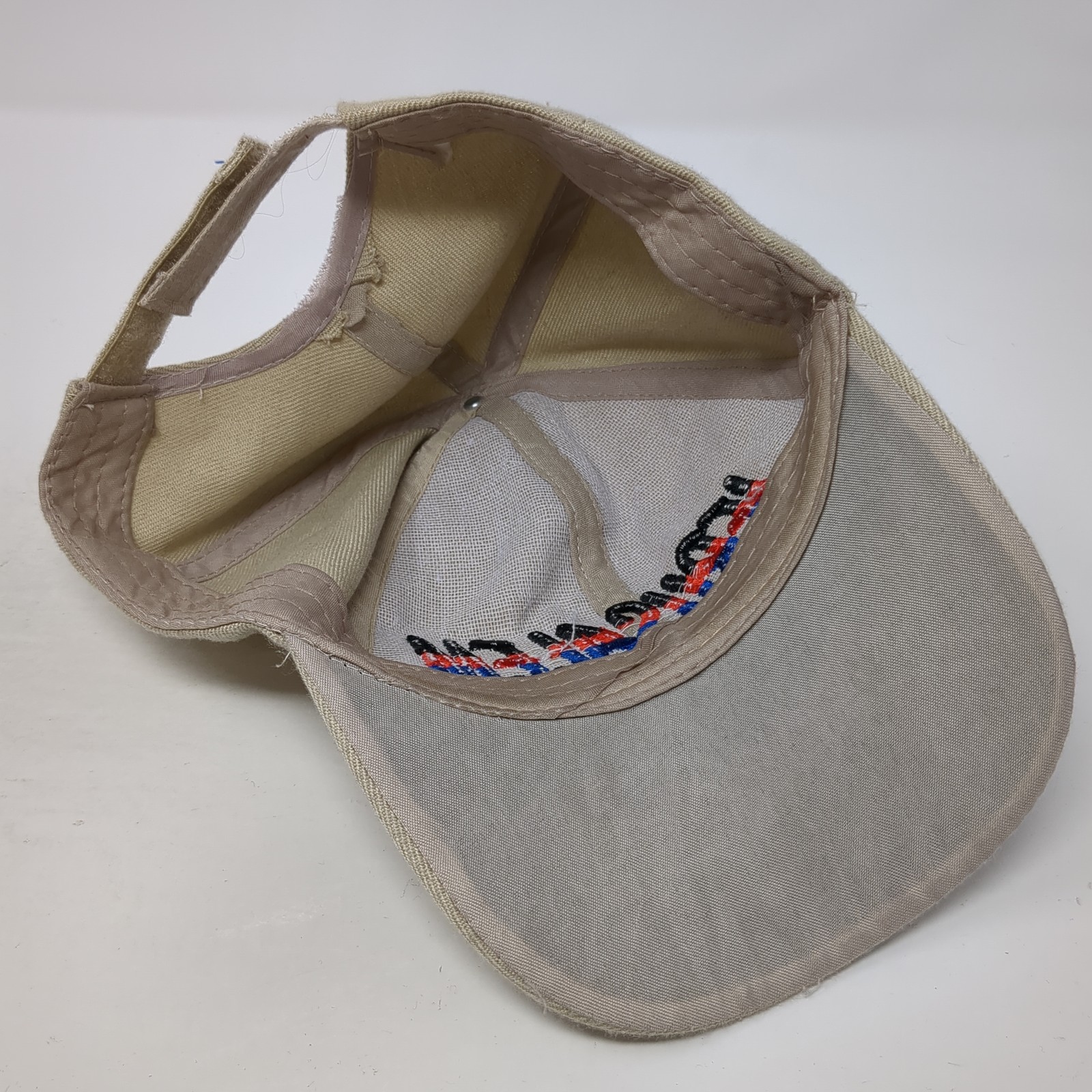 Jerusalem Strapback Baseball Cap Beige One Size A… - image 7