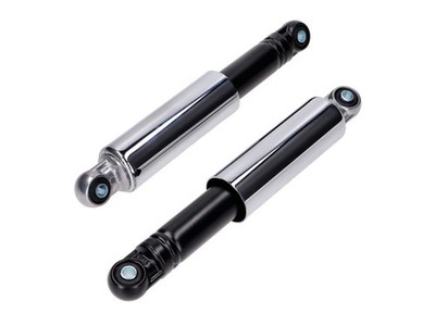 Stoßdämpfer Satz IMCA 240mm geschlossen chrom/schwarz für Kreidler MF 2 4 32 Flo
