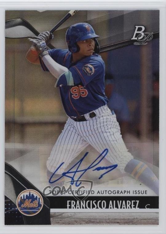 2021 Bowman Platinum Top Prospects Auto Francisco Alvarez #TOP-83 Auto 0l7t
