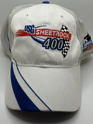 #ad NASCAR USG Sheetrock 400 Chicagoland Speedway Joliet IL Souvenir Baseball Hat $12.95