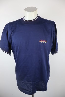 PIERRE CARDIN HERREN SHIRT GR 50 MAN T-SHIRT CASUAL VINTAGE BAUMWOLLE BLAU