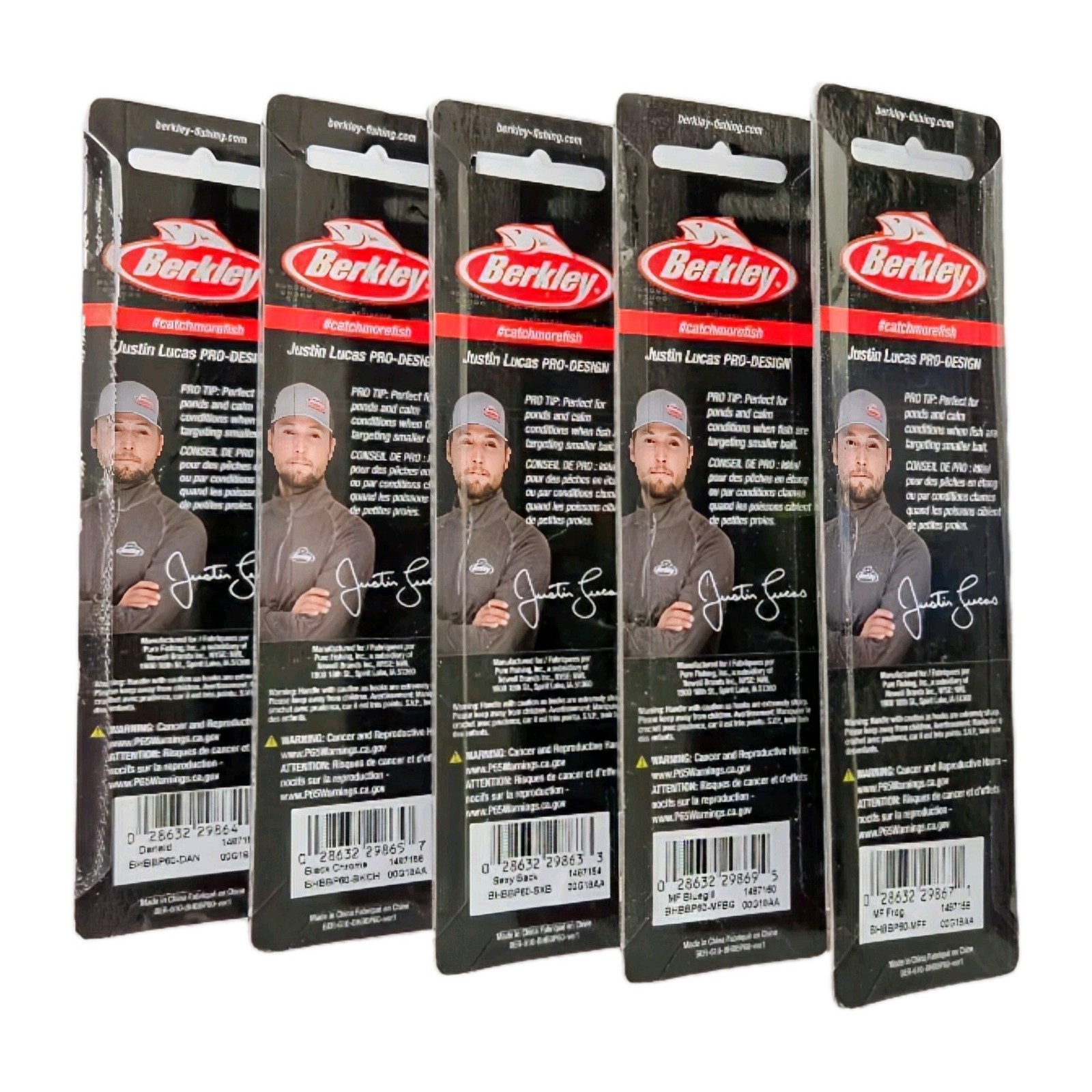 (Set of 5) Berkley Bullet Pop 60 Topwater Poppers 1/5 oz, 2-1/4" 5 Colors In Set - Image 16