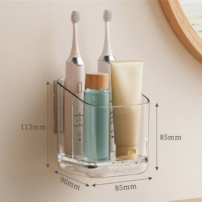 Unique Bathroom Wall Organizers For Electric Toothbrushes Toothpaste Dispenser
