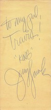 Jerry The King Lawler Autographed Signed KMart Receipt Professional Wrestling
