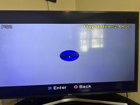 Sony PlayStation 2 PS2 Fat SCPH-39001/N w/  Cords & Network Adapter. Tested!