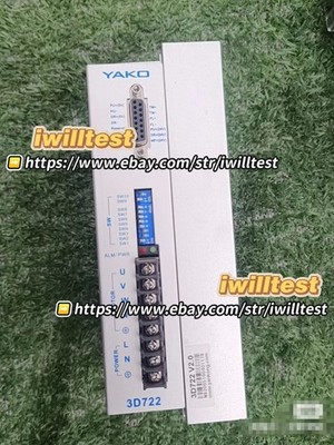 cxc1pc USED YAKO 3D722 V2.0 10-220VAC DRIVER TESTED #VPM9 CH/