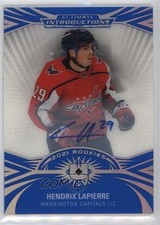 2021-22 Upper Deck Ultimate Collection Introductions Hendrix Lapierre Auto 3vx
