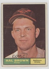 1961 Topps Hal Brown #218 0z0n