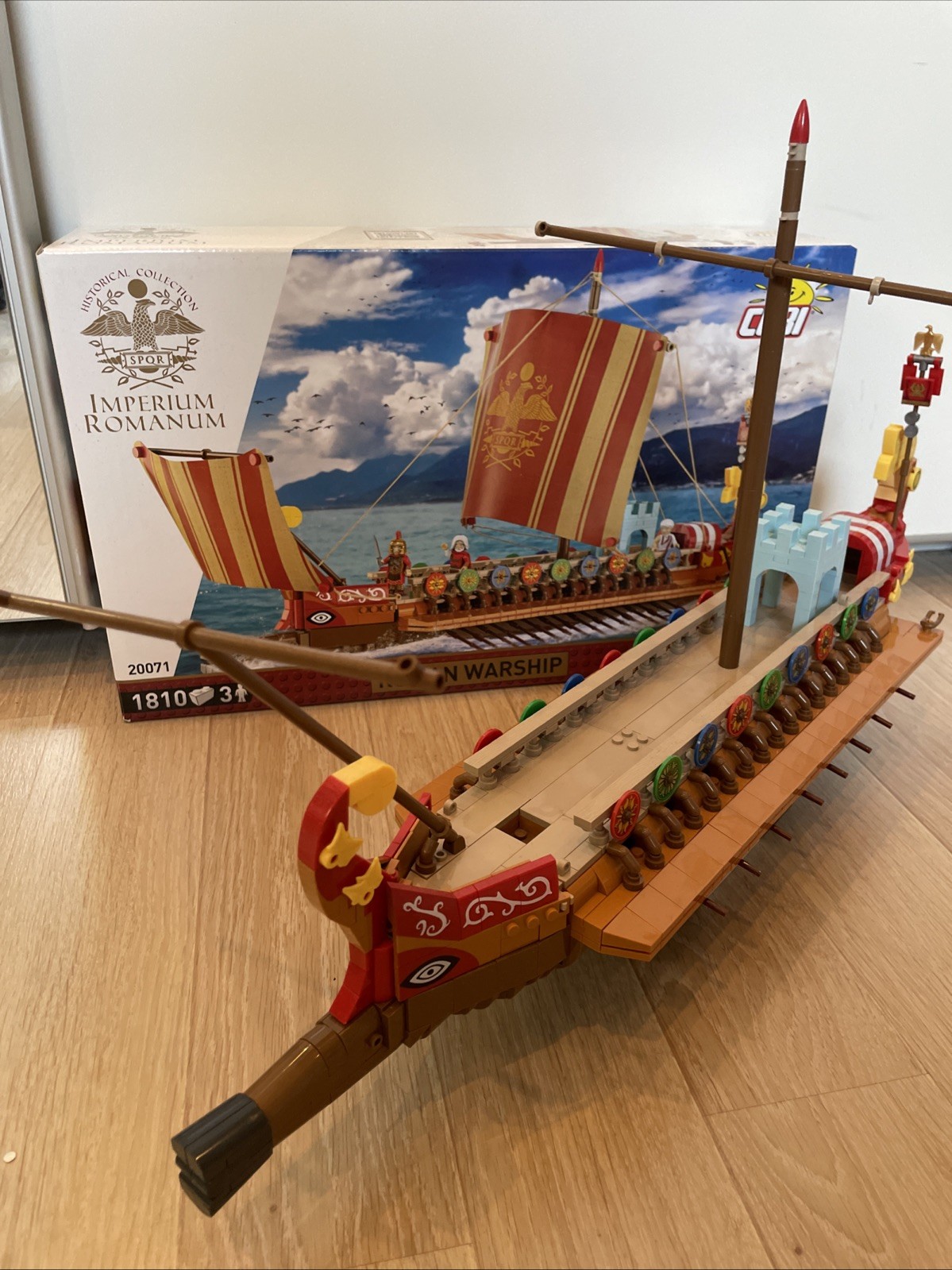 COBI 20071 Imperium Romanum Römisches Kriegsschiff Klemmbaustein Set