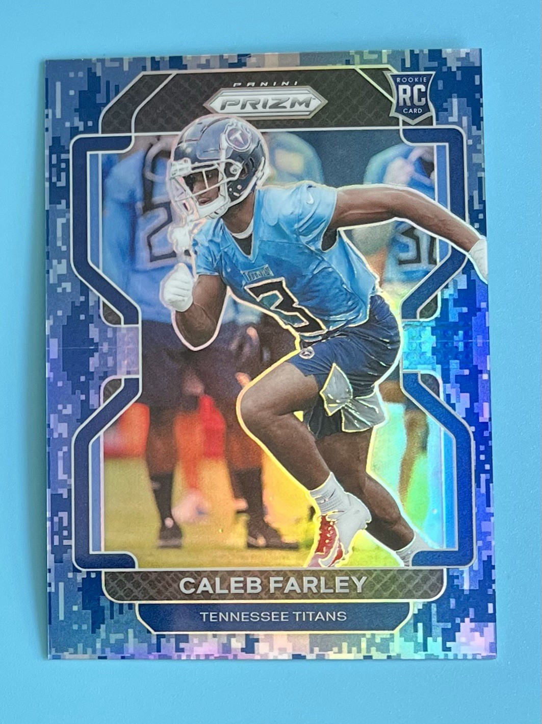 Caleb Farley Panini Prizm #375 Navy Camo