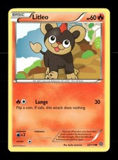 Litleo 22/114 Common Steam Siege Pokemon HP
