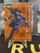 2026 Topps Chrome Marvel Comics #63 Kate Bishop Orange Wave Refractor /25