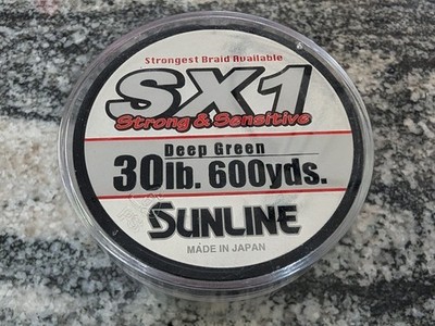 Sunline SX1  Braid - 30LB. Test - 600yds.
