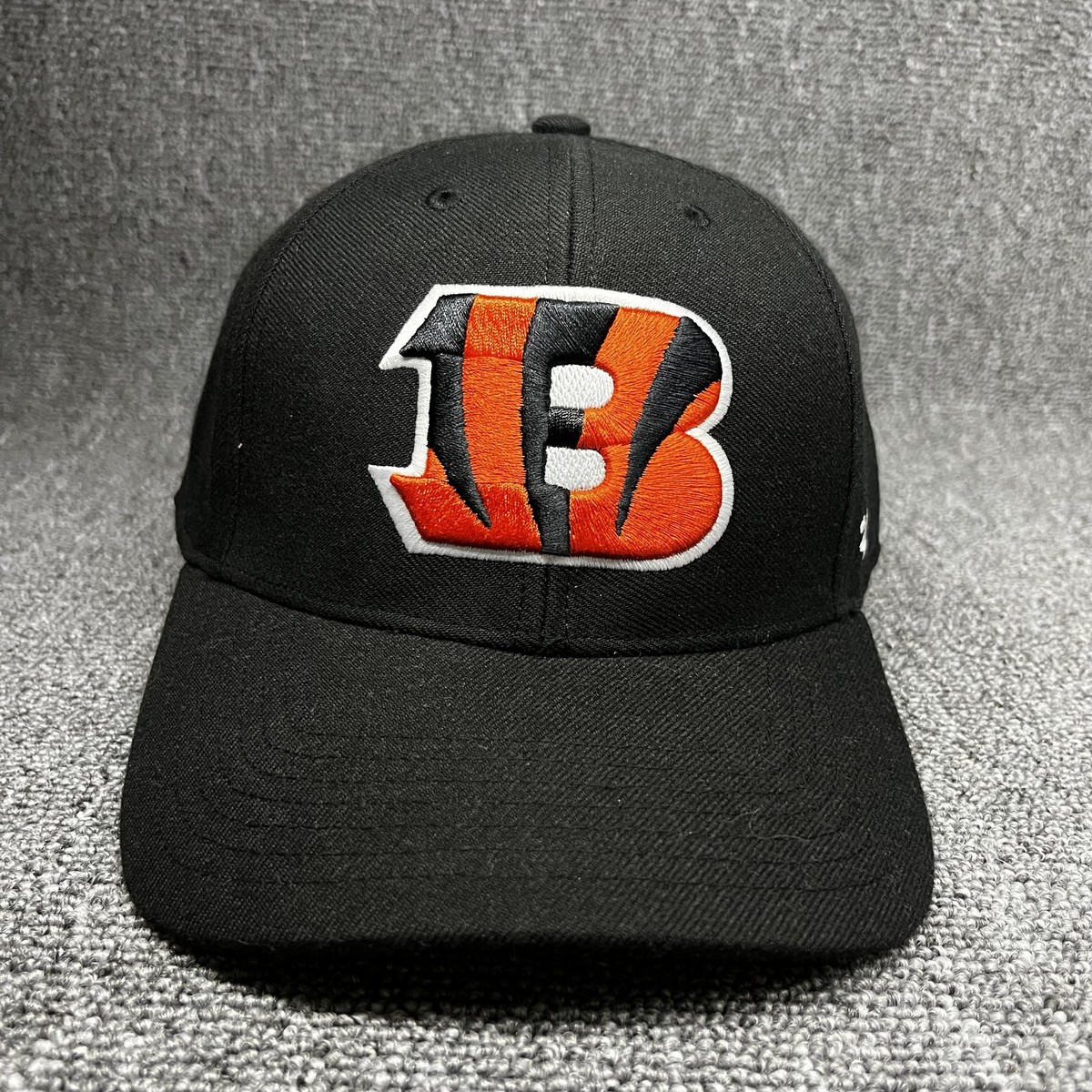 Cincinnati Bengals '47 Brand MVP Hat Black Snapback Cap Yellow Underbrim NEW