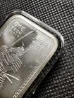 One Troy Ounce .999 Fine Silver Bar SamuraiWarrior Encapsulated