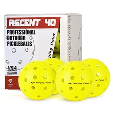 USAPA Approved Pickleball Balls 4Pack Crack Resistant for All Skill Levels