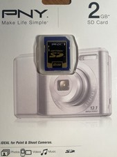 PNY Optima 2GB SD Genuine Camera Memory Card