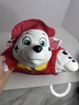 Pillow Pets Paw Patrol Marshall Plush Pillow 16x16 Red/White Polyester