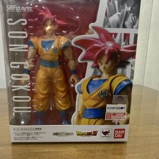 Bandai S.H.Figuarts Son Goku Super Saiyan God Action Figure, 2017, Dragon Ball Z