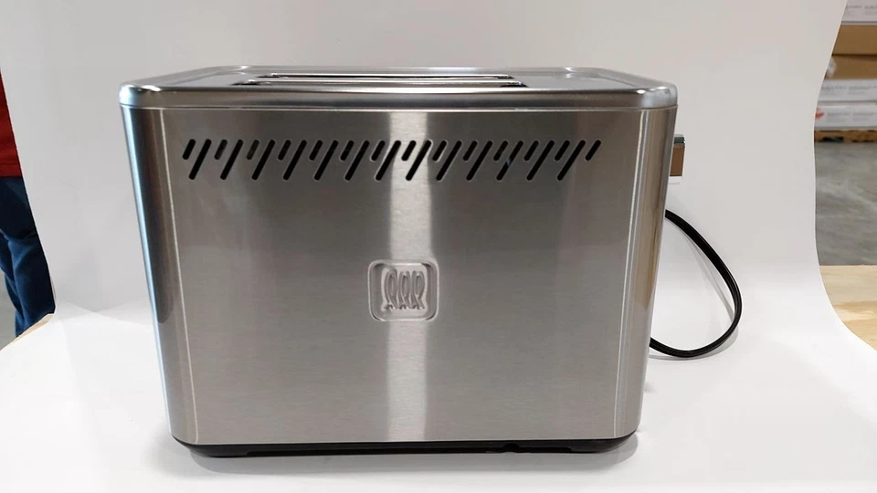 Toastmaster 2-Slice Toaster, Stainless Steel with Lever and Dial Controls, 900W - Image 2 of 4