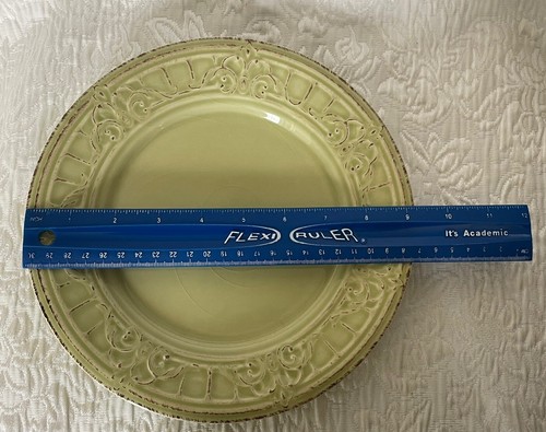 Set of 2 ~ Matceramica VENICE Green 9.5” Salad Plate - Picture 5 of 8