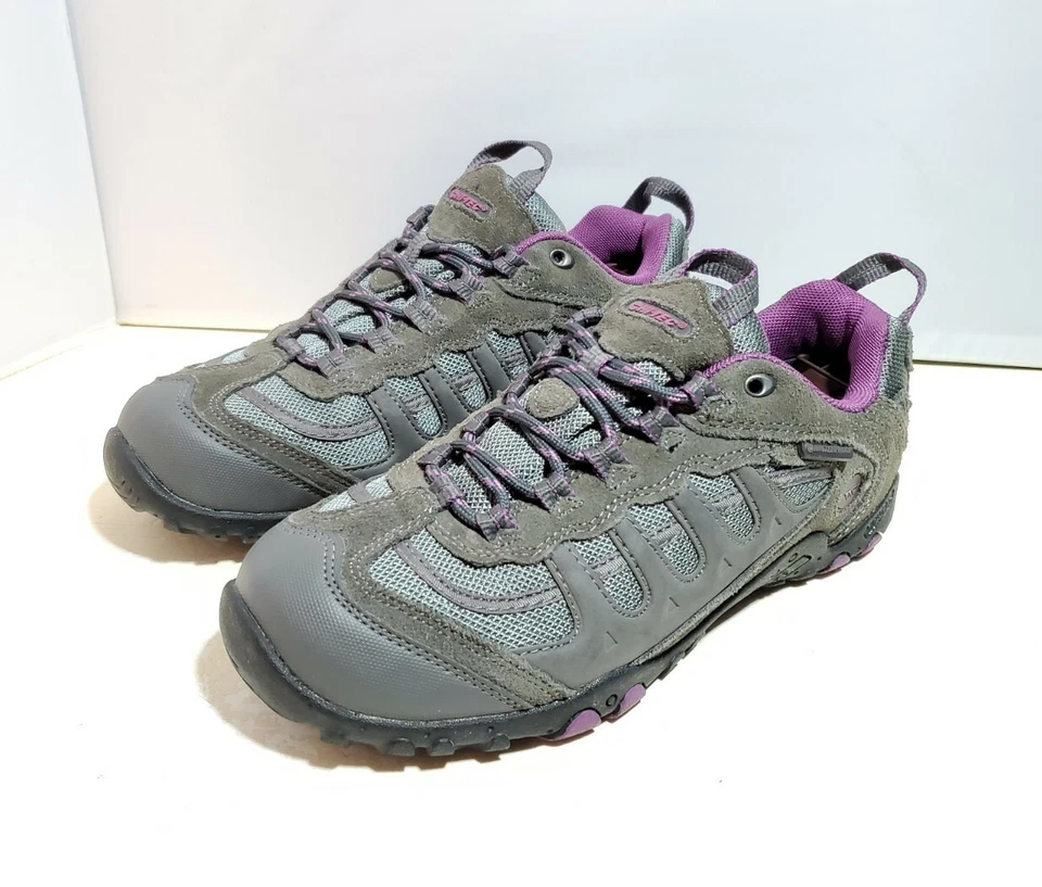 Hi-Tec Penrith Low Purple Waterproof Hiking Trekking Boots Shoes, Women's Size 8 - Image 4 of 4