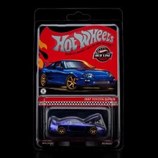 Hot Wheels Toyota Supra RLC Spectraflame Blue Targa top SEALED (NO DAMAGE)