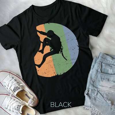 Rock Climbing Vintage Climber Shirt Outdoor Gear Unisex Youth T-shirt 