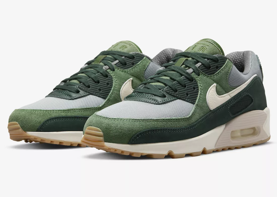 synoniemenlijst Geschatte Discrepantie Nike Air Max 90 PRM Pro Green Olive Suede Pale Ivory DH4621-300 sz 9.5  Men&#039;s | eBay