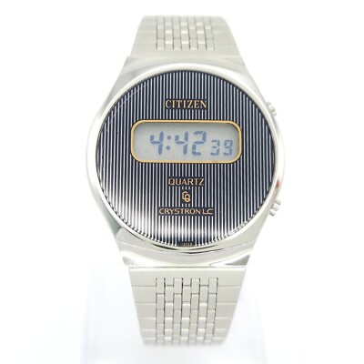 NOS CITIZEN 50-6036 ULTRA THIN VINTAGE DIGTAL WATCH JAPAN 1988 | eBay