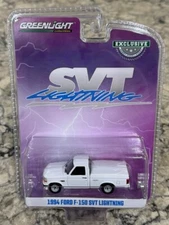 Greenlight 1994 Ford F-150 SVT Lightning Bed Cover White Hobby Exclusive 1/64