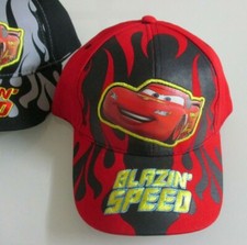 NWT Disney Cars Racing Lightning Mcqueen 95 BLAZIN' SPEED Boys Baseball Cap Hat