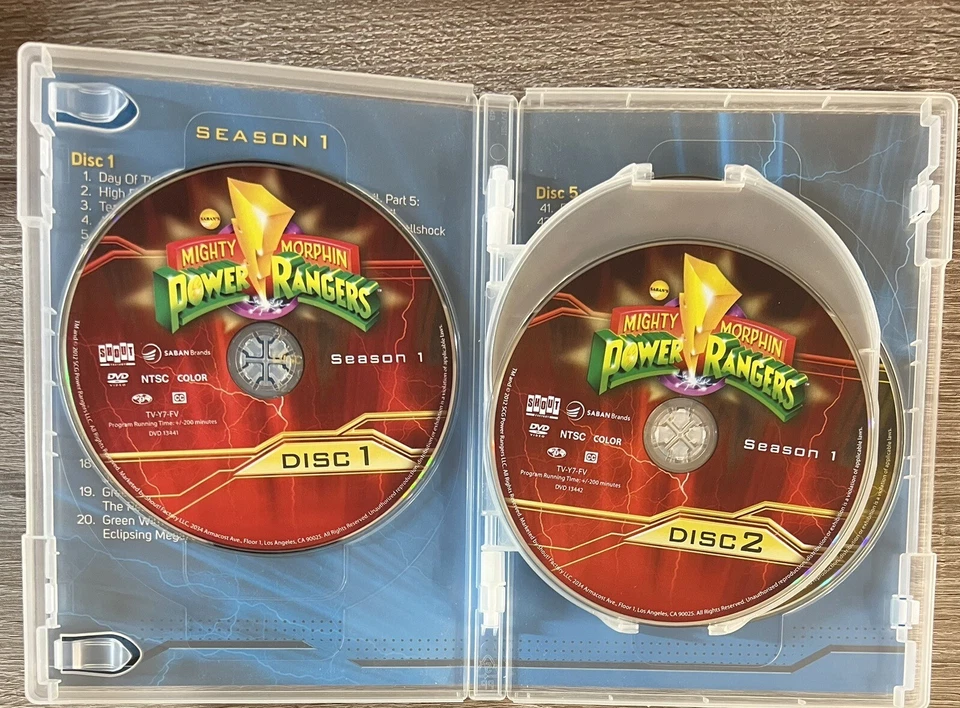 Mighty Morphin Power Rangers: The Complete First Season New 6 DVD Set Value Pack Foto 3 de 4