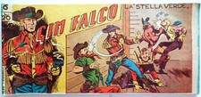 WESTERN FUMETTO STRISCIA TOMASINA GIM FALCO N.6 1954