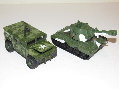 World War II Toy Tank House Jeep US Army Plastic WW2 Lot Playset - Picture 9 of 14