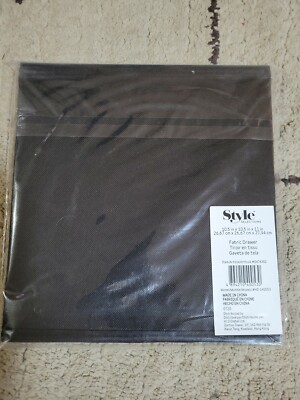 Set Of 5 Style Selections Black 10.5x10.5x11in  Fabric Drawer