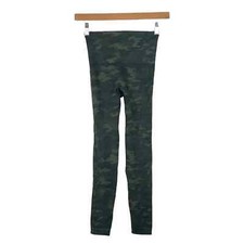 Spanx Look At Me Now Camo Seamless Leggings Size Small Green