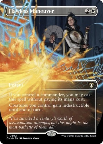 【Foil】完璧な策略/Flawless Maneuver ボーダーレス　英語 MTG English Flawless Maneuver (Borderless) NM Foil Commander